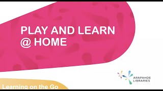 Play and Learn at Home!