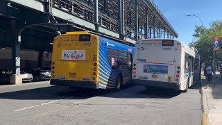 MTA NYC Bus: XD40s on the D99 Shuttle Bus + Ride from Bay 50 St to Coney Island and Back