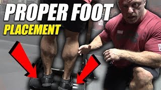 Proper Foot Placement To Build Freaky Calves