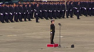 歌姫!!! 三宅3等海曹による国歌独唱!!! 航空自衛隊百里基地 [航空観閲式事前公開]