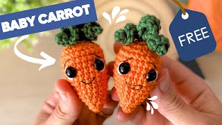 Crocheting the PERFECT Easter Carrot | Amigurumi Pattern Tutorial for beginners