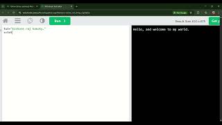 Using python string methods in W3Schools.