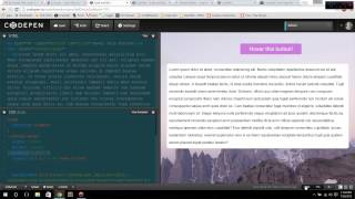 Button Scale & Content Blur - Jquery
