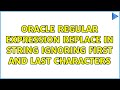 Oracle regular expression replace in string ignoring first and last characters