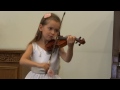 minuet no.3 by j. s. bach from suzuki violin book 1 medeina 6