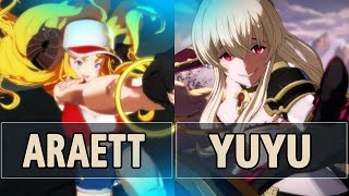 GBVSR:🔥Araett (Anila) Vs YuYu (Vira)🔥| High Level Gameplay.