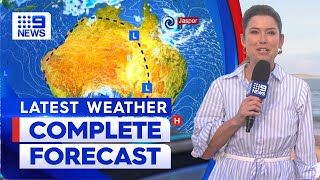 Australia Weather Update: Storms to intensify as Cyclone Jasper moves closer | 9 News Australia