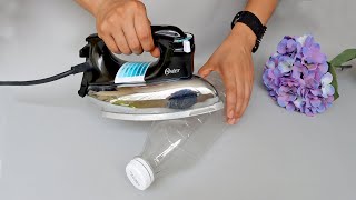 PLANCHA Una Botella Plástica, el Resultado es MAGNÍFICO - Inteligente Idea de Reciclaje