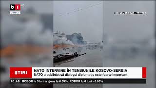 NATO INTERVINE ÎN TENSIUNILE KOSOVO-SERBIA_Știri B1_29 mai 2023