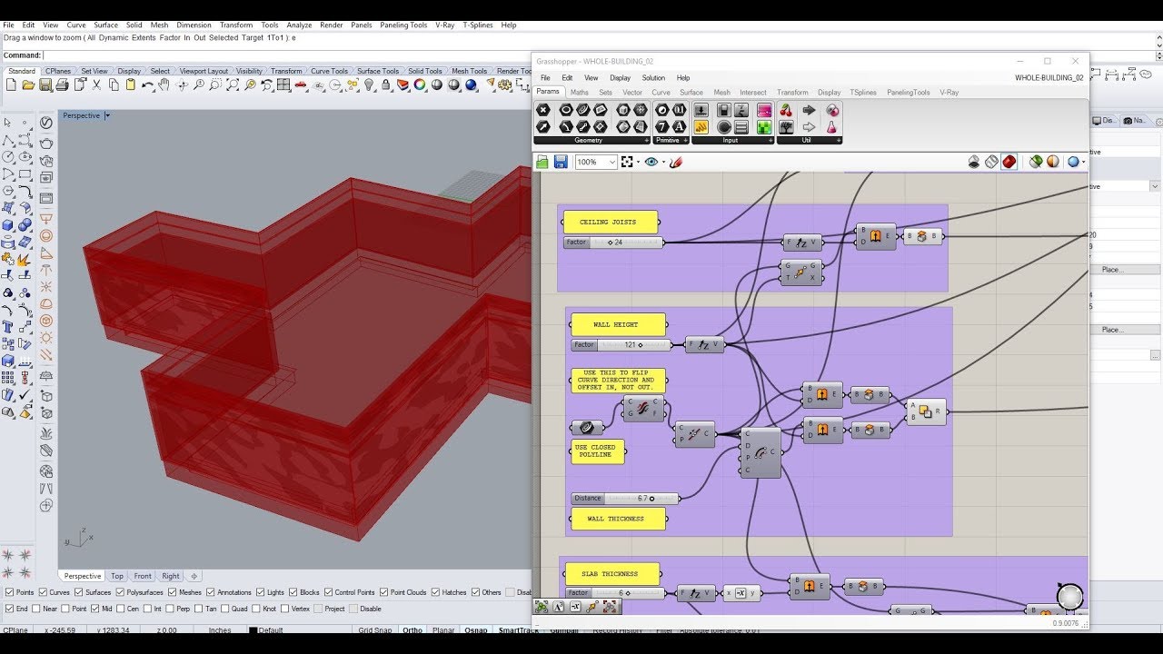 Grasshopper For Rhino 3d Whole Building Grasshopper Free Parametric