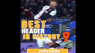 Cristiano Ronaldo Epic Header: Greatest ⚽Moment #football #shorts