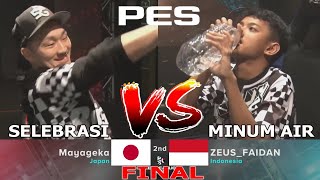 FINAL PES TERBAIK FAIDAN (INDONESIA) VS MAYAGEKA (JAPAN) SALING BALAS GOL