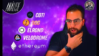 ANÁLISE DE ELROND (EGLD) / DOG / ETHEREUM / VELODROME / COTI #ANALISEALTCOINS #ALTCOINS #MEMECOINS