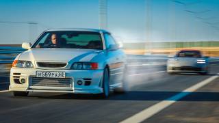 ОБЛОМАЛИ ПОНТЫ. TOYOTA CHASER 800 л.с. против  AUDI RS6 и PORSCHE 911