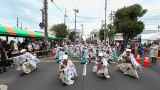 [4K]ほろろ一座　座・九福神〜新たなMiaRE~ 　水島よさこい　水島商店街通り演舞場