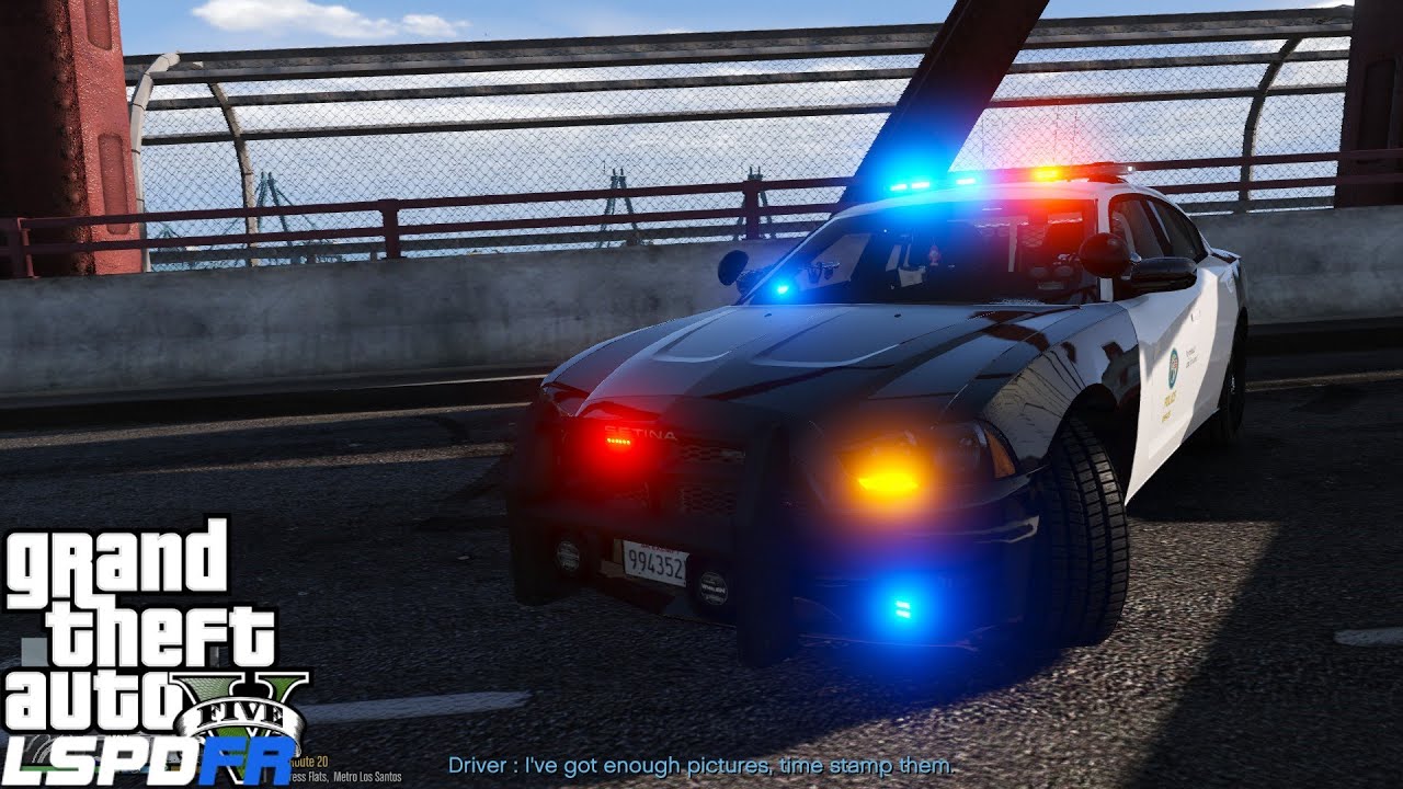 Gta 5 Lspdfr Police Mod 125 City Patrol 2014 Lspd Charger New