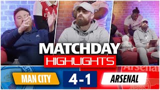 Arsenal Outclassed By City! | Manchester City 4-1 Arsenal | Match Day Highlights
