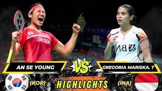 AN SE YOUNG🇰🇷Vs GREGORIA MAEISKA TUNJUNG🇸🇬:SEMI WS YONEX SUNRISE INDIA OPEN 2025 #bwf #badminton