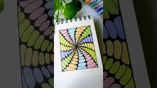Easy zentangle pattern tutorial #art #zentangle #shorts #doodle #3d #trending
