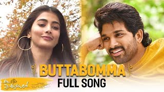 Butta Bomma Full Song HD || Ala Vaikuntapurramlo Songs ||  Allu Arjun  Pooja Hegde  Thaman S