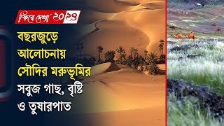 বছরজুড়ে আলোচনায় সৌদির মরুভূমির সবুজ গাছ, বৃষ্টি ও তুষারপাত | Saltamami'24 | Independent TV