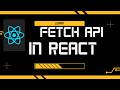 Learn Fetch API in React | Beginner-Friendly Tutorial 🚀
