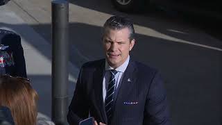 Pete Hegseth says Defense Department will support mass deportations as he arrives at the Pentagon