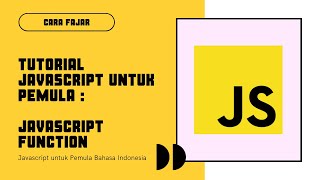 Javascript Function Tutorial for Beginners in Indonesian