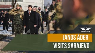 János Áder visits Sarajevo