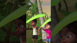 இடியிடிச்சு மின்னலடிச்சு | Kids Animation Song Tamil | Idi Idichu Minnaladichu | #Shorts