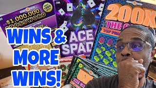 Finally some winning lottery scratch off tickets from Royal Farms of all places! #scratchers