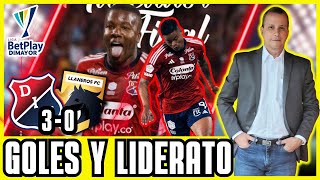 ⚽LIDERES DEL FPC🔥​NUEVA GOLEADA 🟥🟦 MEDELLÍN (3) 🆚 (0) LLANEROS 🟨​⬛​ LIGA BETPLAY DIMAYOR 2025-I