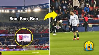 😱 Lionel Messi Savagely Booed once again by PSG fans vs Lyon