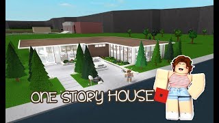 1 Story House Modern Bloxburg Roblox Mansion Step
