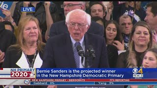 Sen. Bernie Sanders Is Projected Winner In NH Democratic Primary