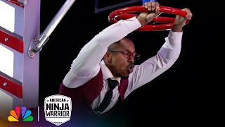 Classy Ninja Suits Up and JUST Misses the Buzzer | American Ninja Warrior | NBC