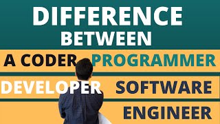 Difference between a Coder, Programmer, Developer and Software engineer 🤔 | Programming Basics