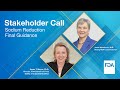 Stakeholder Call: Sodium Reduction Final Guidance – 10/13/2021