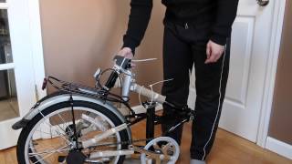 Dahon Boardwalk Folding Bike Unboxing and Assembly