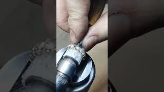 Resizing a full diamond eternity band