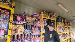 MEGA Stand - New Years 2024!! Purple Heart Fireworks