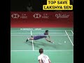 AMAZING SAVE LAKSHYA SEN #shorts #short #badminton #lakshya #viktoraxelsen