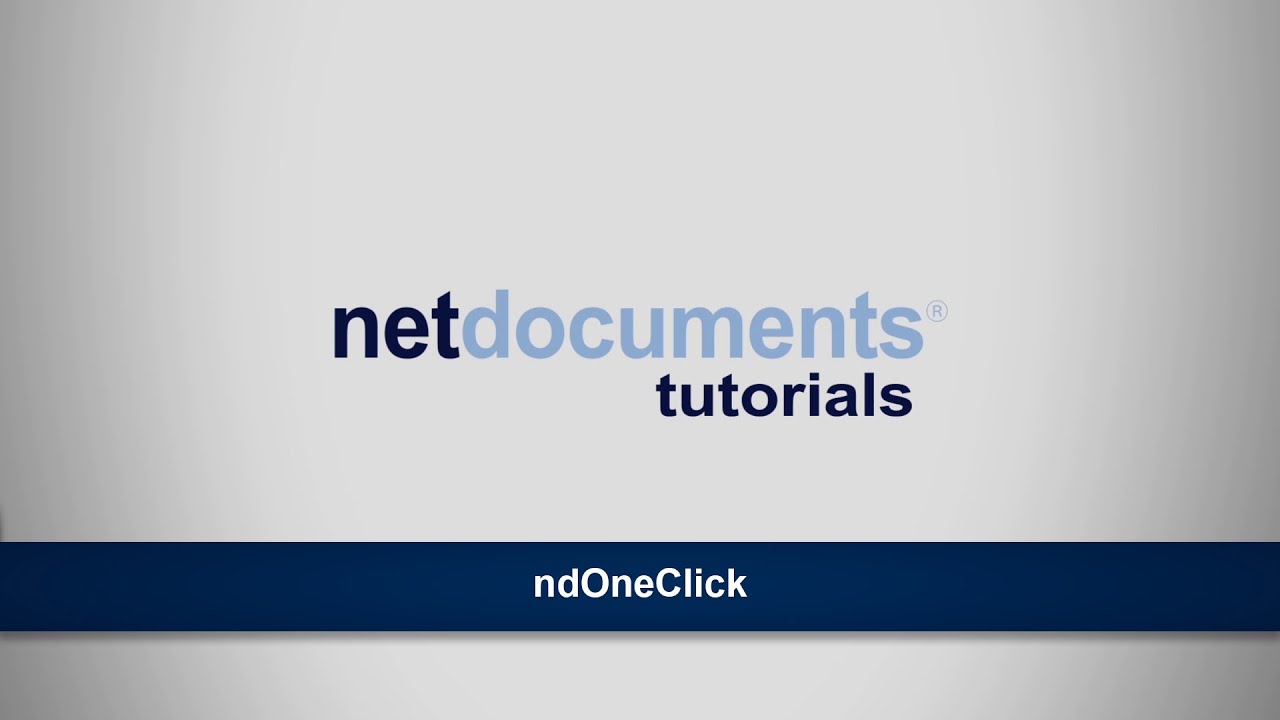 Ndoneclick Ndtutorials Youtube