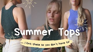 Summer Knitted Tops: A Roast and Review (+ Try on)