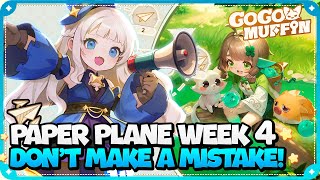 Paper Plane Week 4 Overview: What You Need to Know (Skip or Save?) | Go Go Muffin