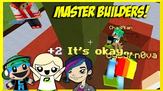 Minecraft - Master Builders MiniGames with Gamer Chad and Hannah Carr on Mineplex