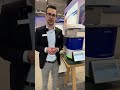 michael tiefenthaler global product manager ivoclar at ids2023 shows programat cs6 to team ivodent