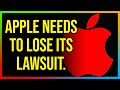 Apple Needs To Lose The Lawsuit Against Epic Games...