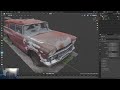 retopology car blender 3d ретопология в блендер 3д