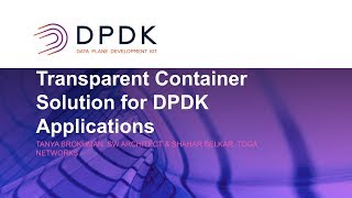 Transparent Container Solution for DPDK Applications